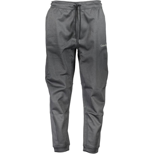 Pantalon en polyester noir Calvin Klein