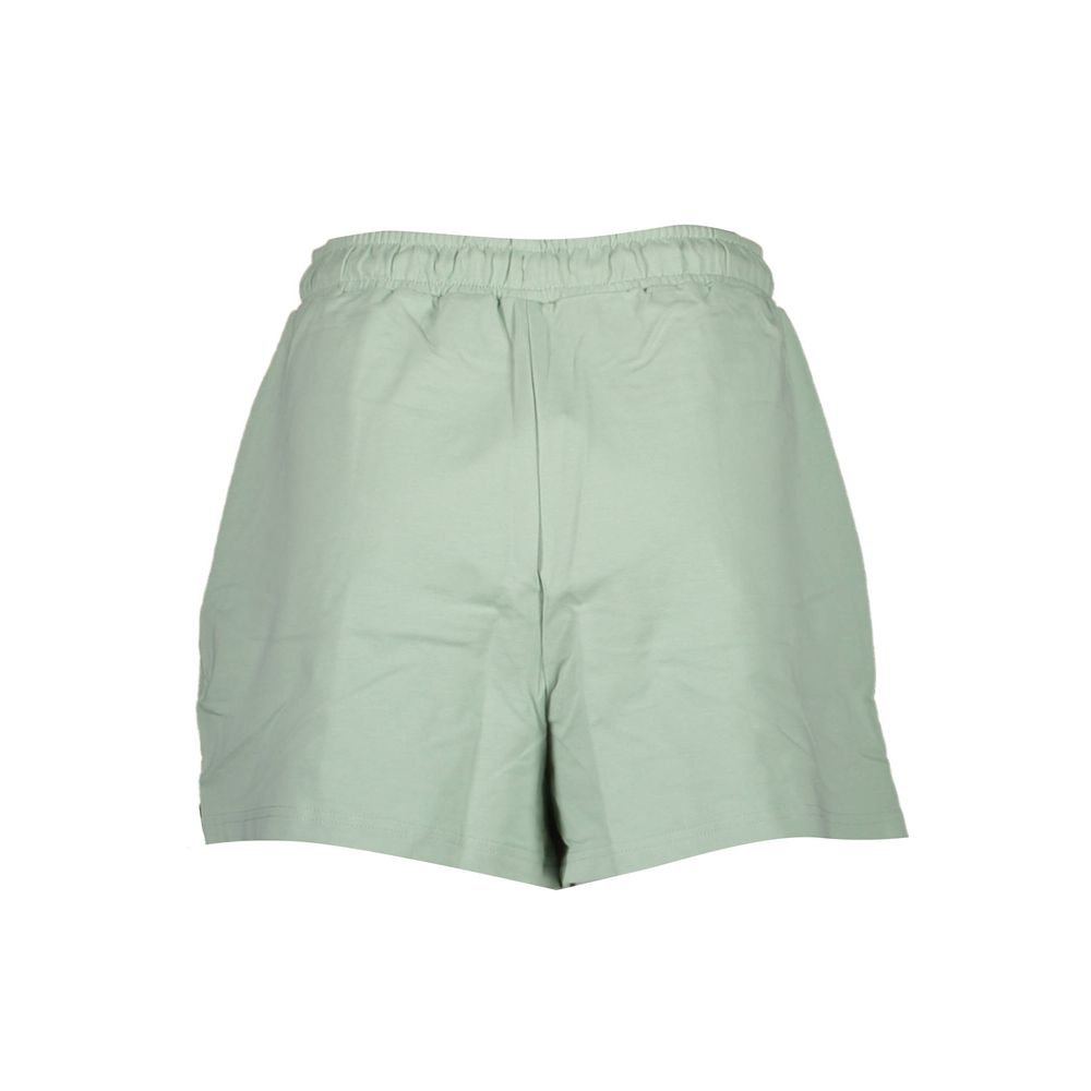 Fila Green Cotton Shorts for Women - Stylish Comfort for Every Occasion