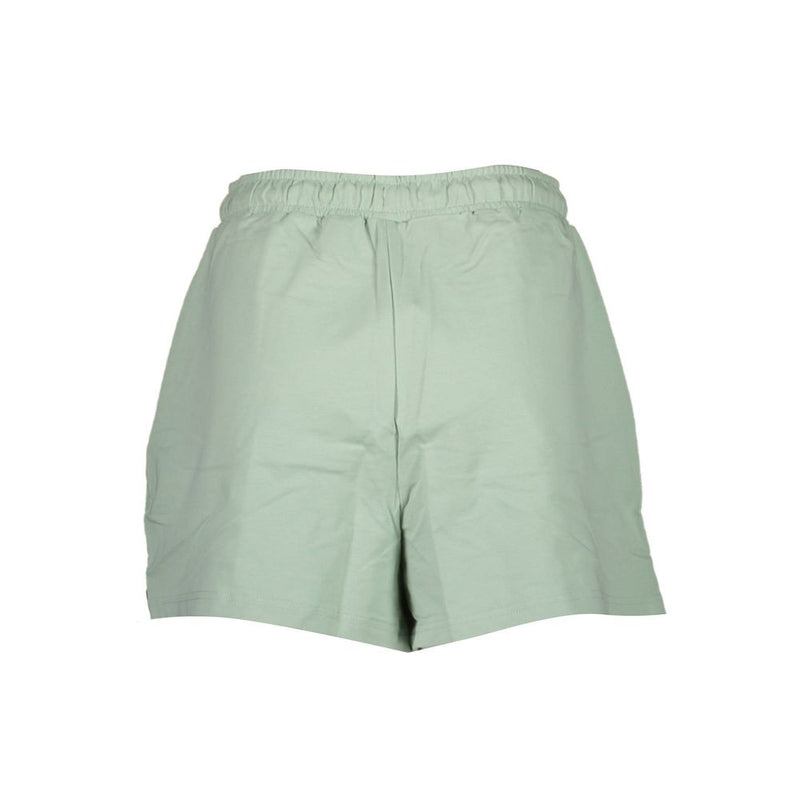 Fila Green Cotton Shorts for Women - Stylish Comfort for Every Occasion