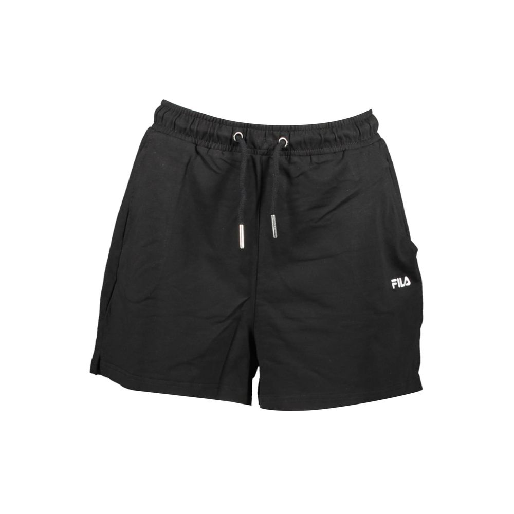 Fila Black Cotton Pant - Confort et Élégance Sportive