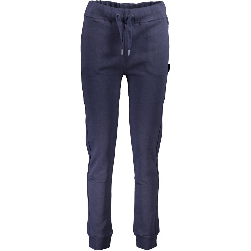 North Sails Blue Cotton Pant - Sporty Trousers for Women