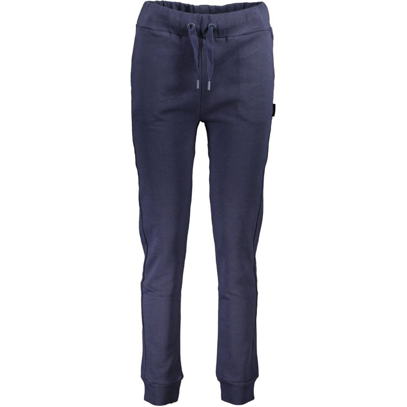 North Sails Blue Cotton Pant - Sporty Trousers for Women