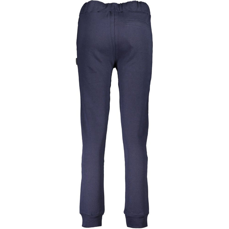 North Sails Blue Cotton Pant - Sporty Trousers for Women