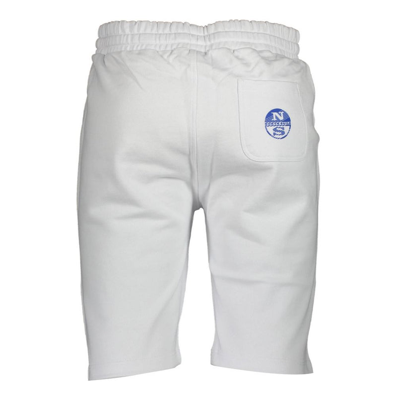 North Sails White Cotton Pant - Sporty Trousers for Men