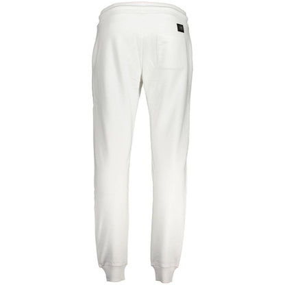 Pantalon en coton blanc Cavalli Class