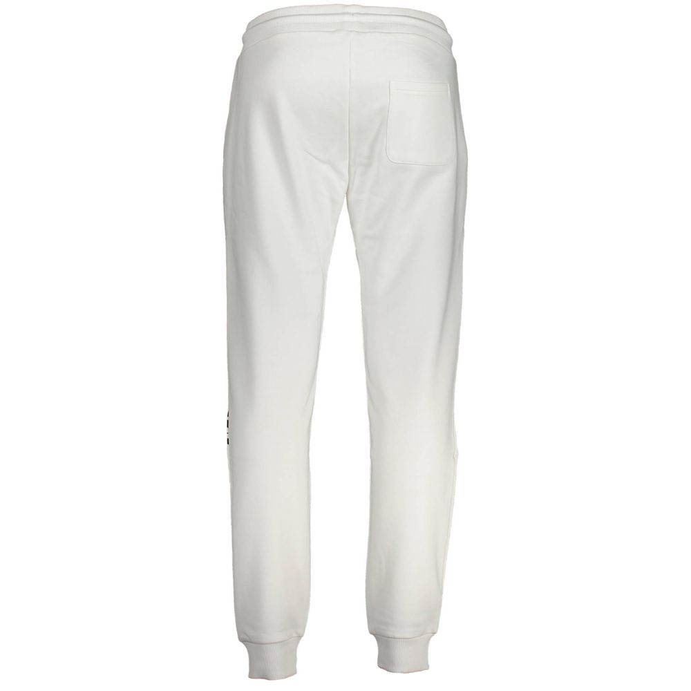 Pantalon en coton blanc Cavalli Class