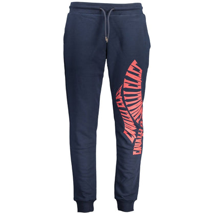 Pantalon en coton bleu Cavalli Class