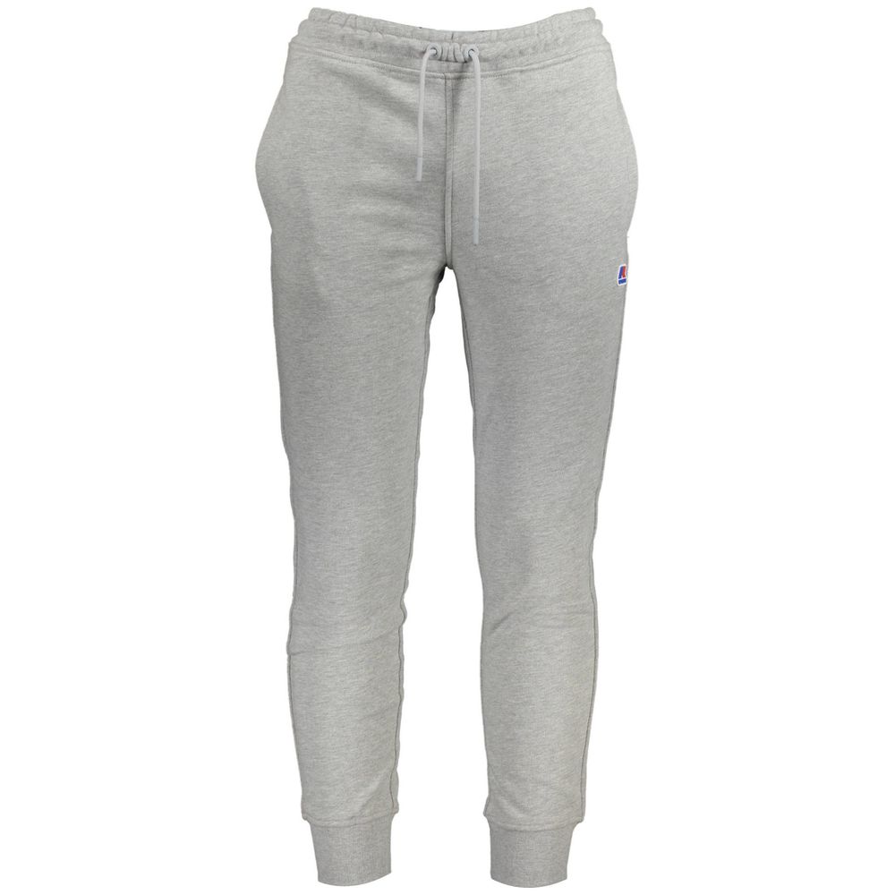 Pantalon en coton gris K-WAY