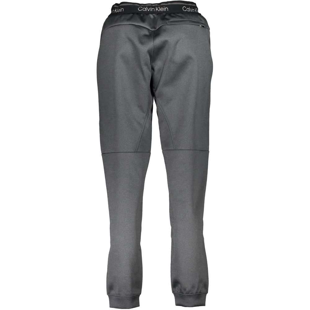 Pantalon en polyester noir Calvin Klein