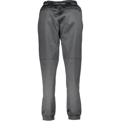 Pantalon en polyester noir Calvin Klein