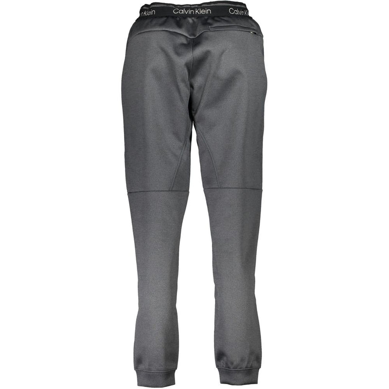 Calvin Klein Black Polyester Pant - Performance Meets Style