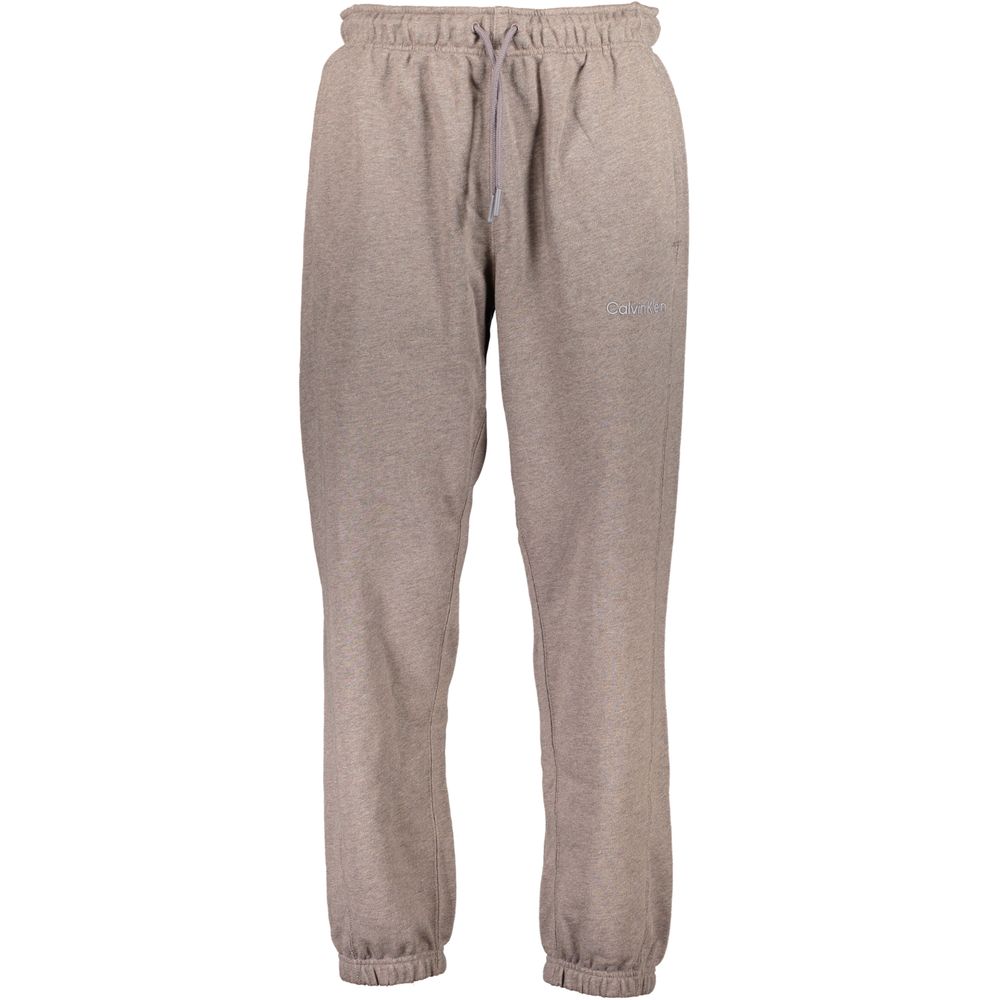Pantalon en coton brun Calvin Klein