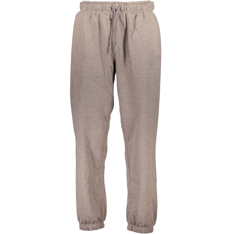 Pantalon en coton brun Calvin Klein