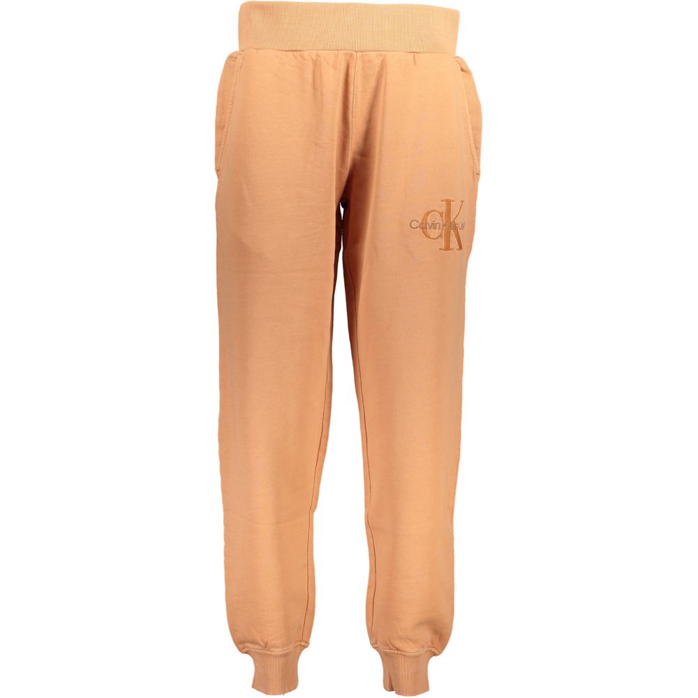 Calvin Klein Orange Cotton Pant - Pantalon de sport confortable