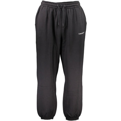 Pantalon en coton noir Calvin Klein