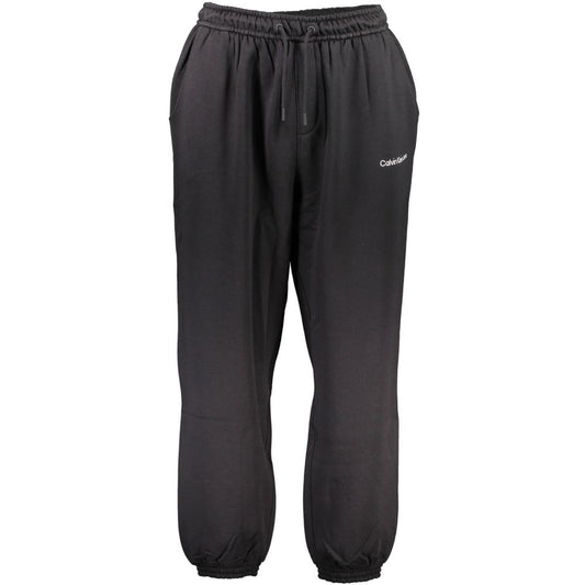 Calvin Klein Black Cotton Pant
