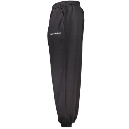 Pantalon en coton noir Calvin Klein