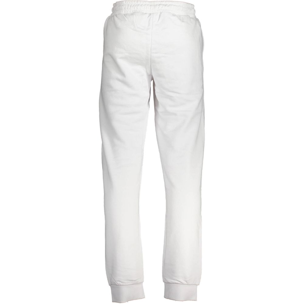 Fila White Cotton Pant - Confort et Style