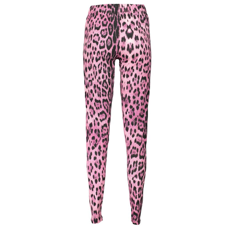 Cavalli Class Pink Cotton Pant - Stylish and Comfortable Leggings
