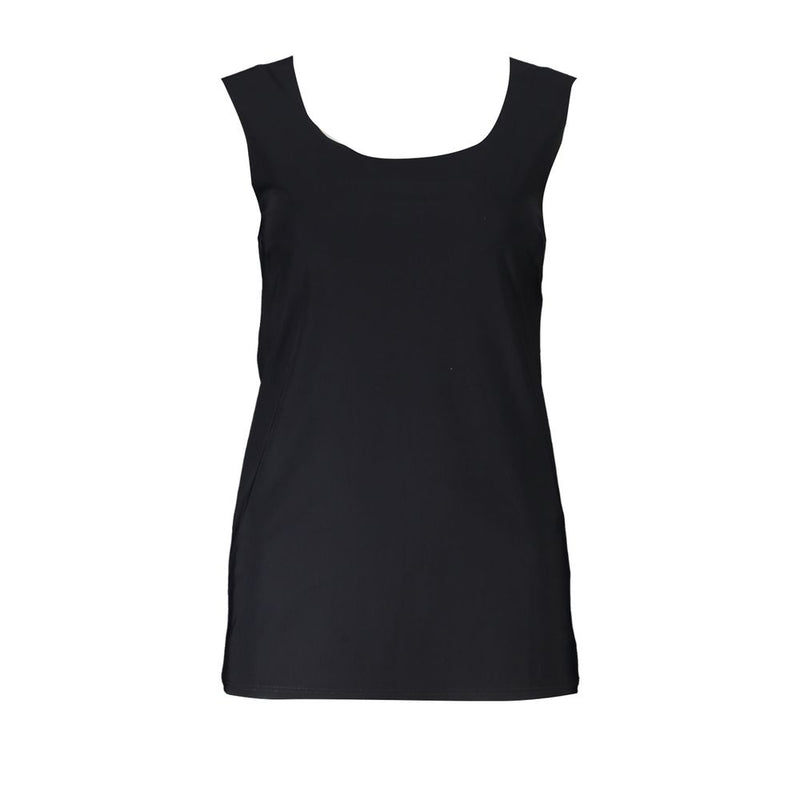 Patrizia Pepe Black Elastane Tank Top - Stylish & Comfortable