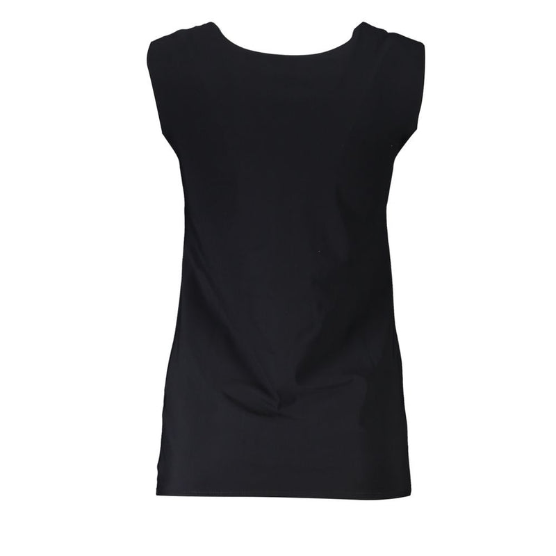 Patrizia Pepe Black Elastane Tank Top - Stylish & Comfortable