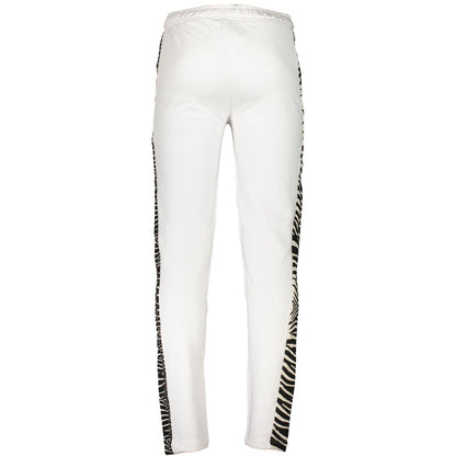 Pantalon en coton blanc Cavalli Class