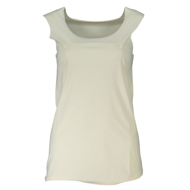 Patrizia Pepe White Elastane Tank Top for Women
