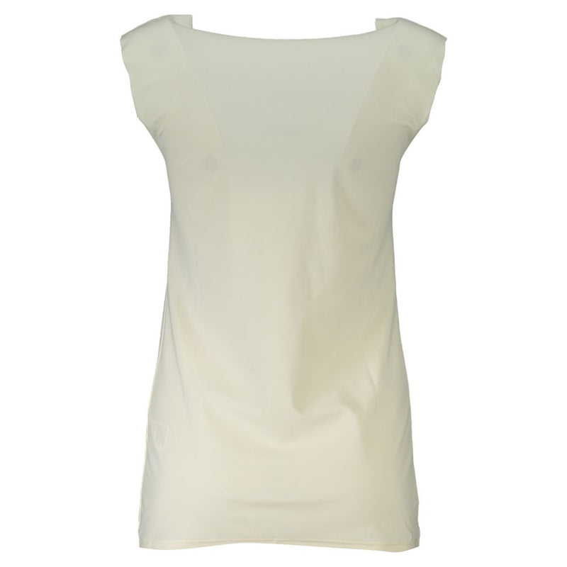 Patrizia Pepe White Elastane Tank Top for Women