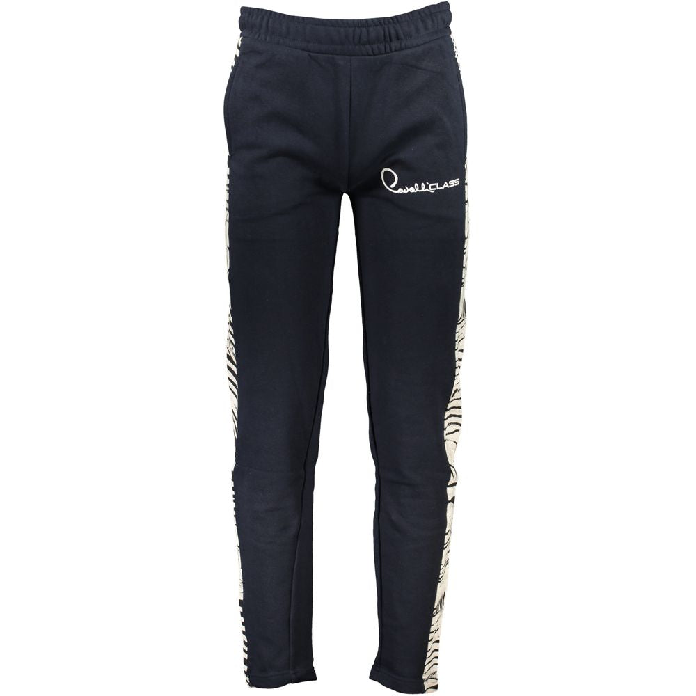 Pantalon en coton bleu Cavalli Class