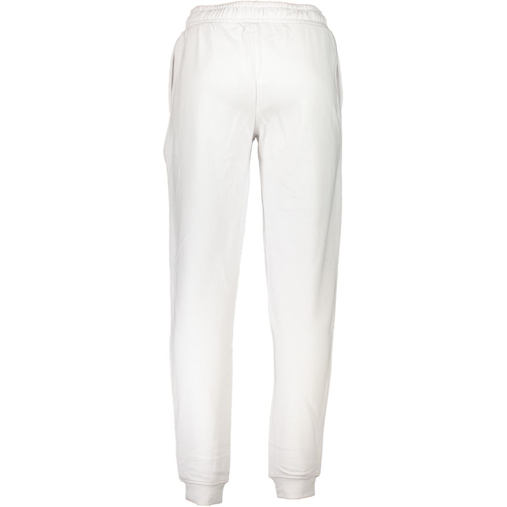 Pantalon en coton blanc Cavalli Class