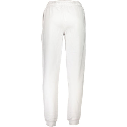 Pantalon en coton blanc Cavalli Class