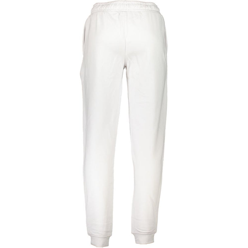 Pantalon en coton blanc Cavalli Class