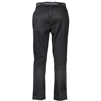 Pantalon en polyester noir Calvin Klein