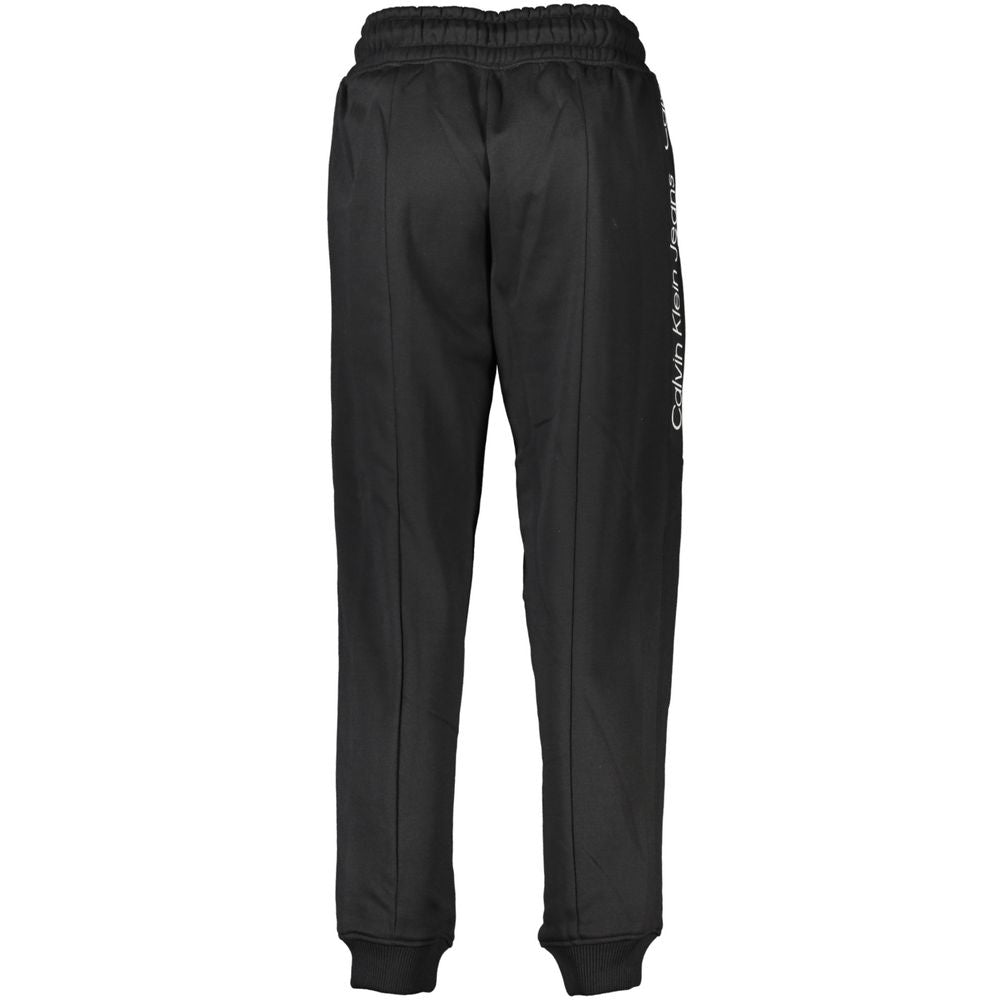 Calvin Klein Black Polyester Pant - All-Day Comfort and Style
