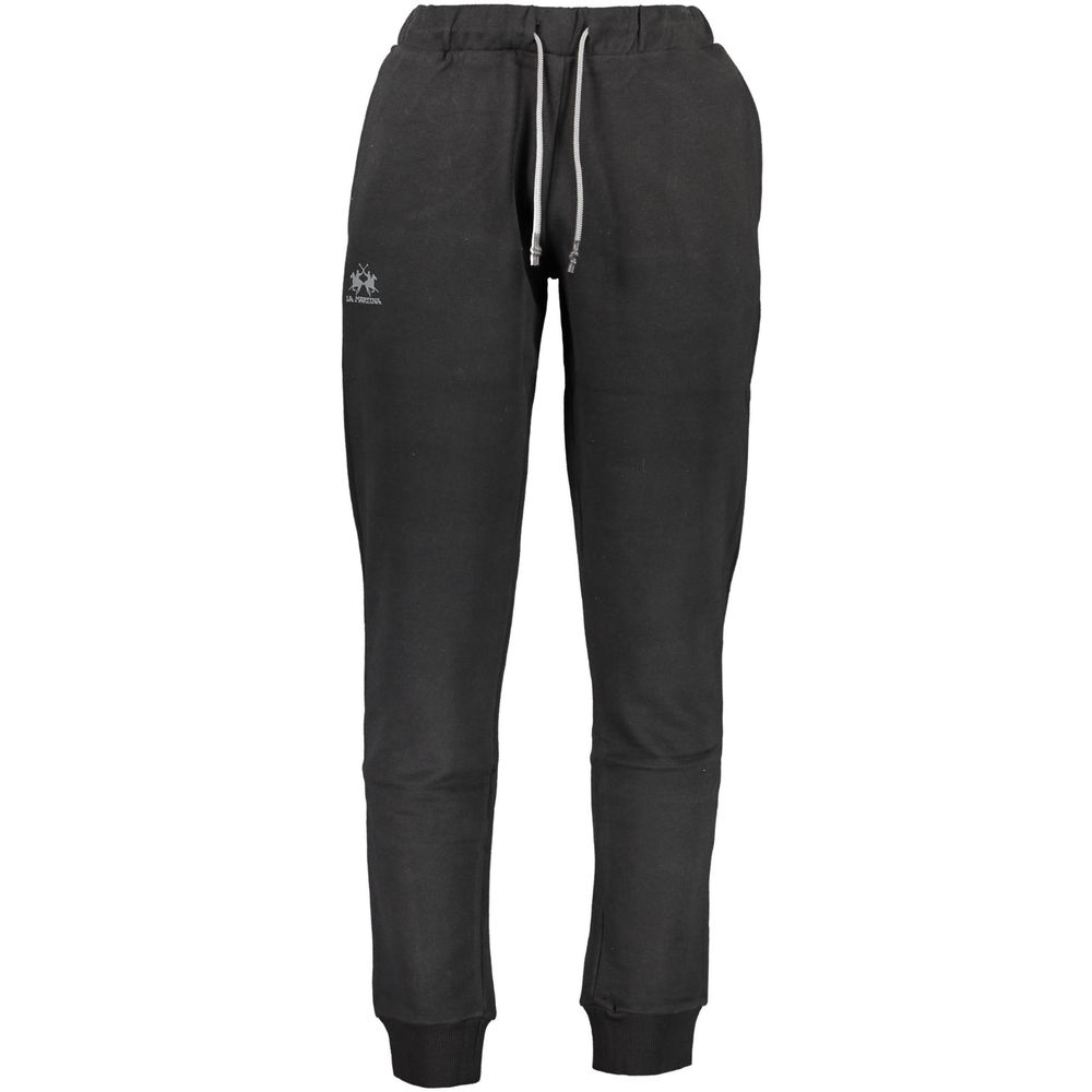 Pantalon en Coton Noir La Martina