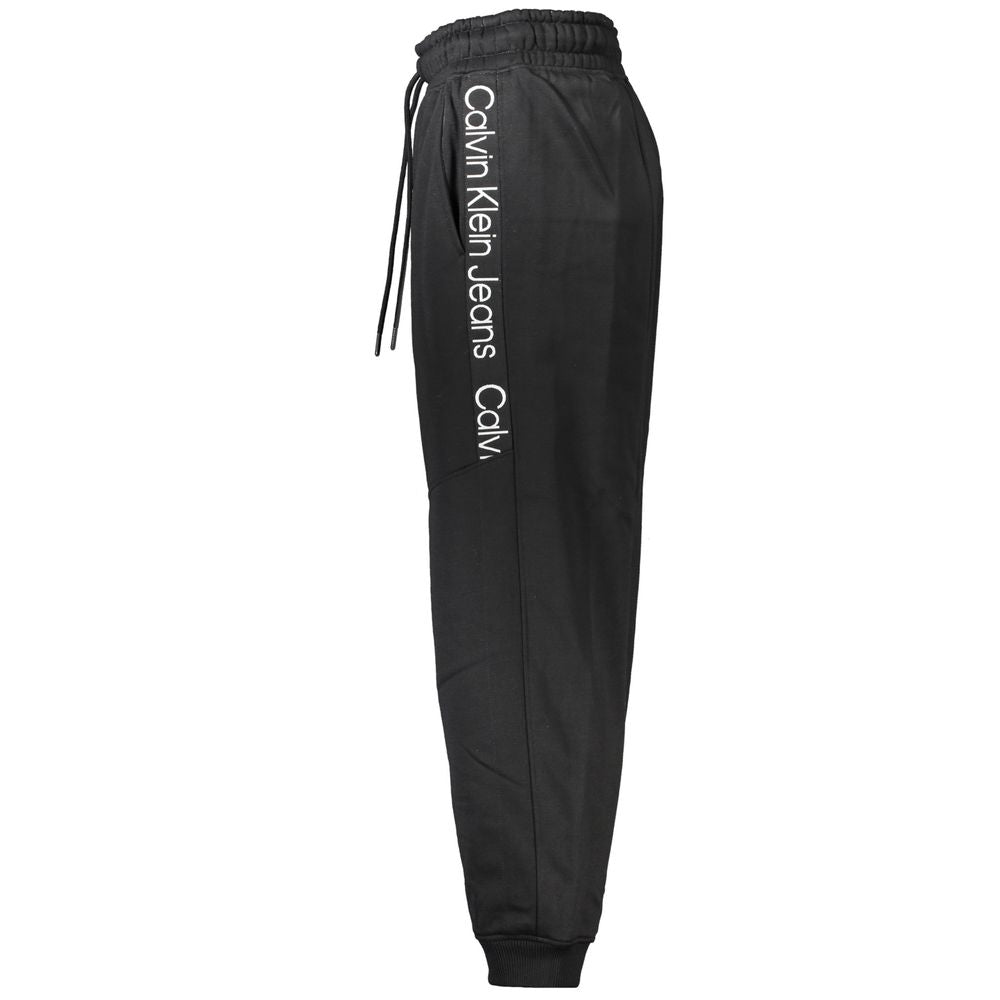 Pantalon en polyester noir Calvin Klein