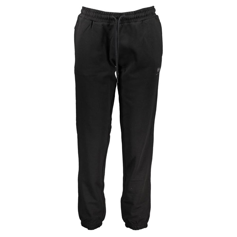 Pantalon en Coton Noir Napapijri - Pantalon de Sport Confortable pour Femmes