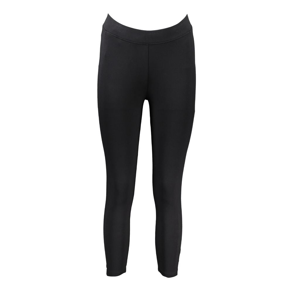 Napapijri Black Cotton Pant - Women's Sports Leggings