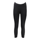 Napapijri Black Cotton Pant - Women's Sports Leggings