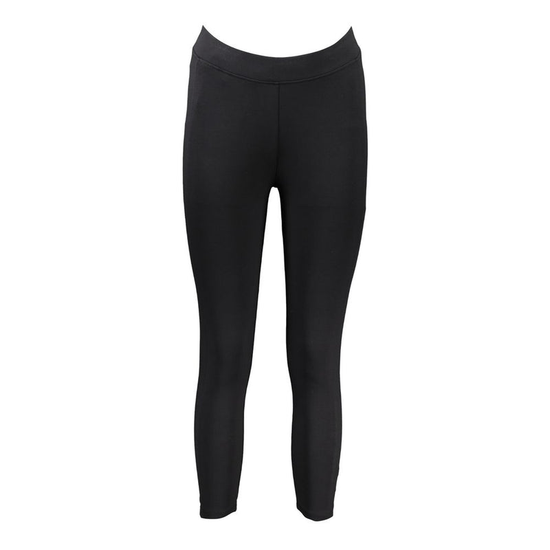 Napapijri Black Cotton Pant - Women's Sports Leggings