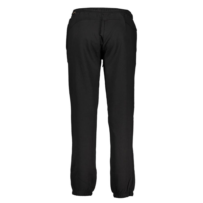 Pantalon en Coton Noir Napapijri - Pantalon de Sport Confortable pour Femmes