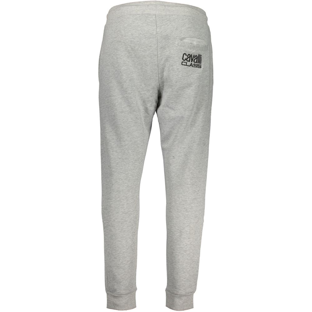 Pantalon en coton gris Cavalli Class