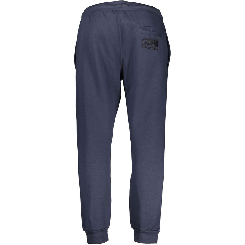 Pantalon en coton bleu Cavalli Class