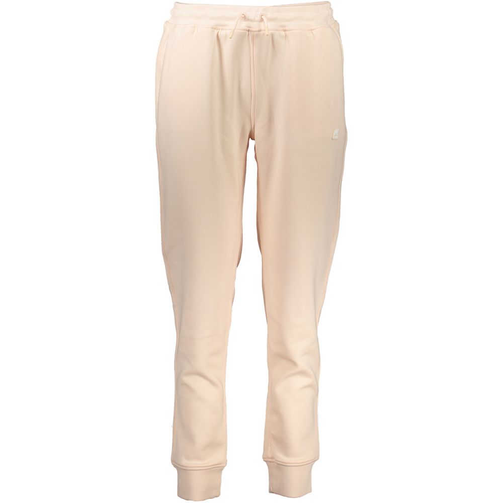 Pantalon en polyester rose K-WAY