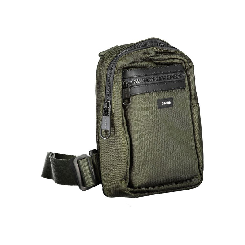 Sac à main en polyester vert Calvin Klein