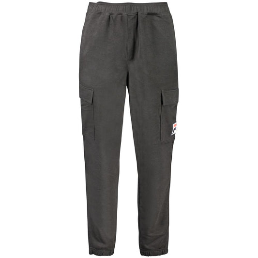 Pantalon en coton noir Fila