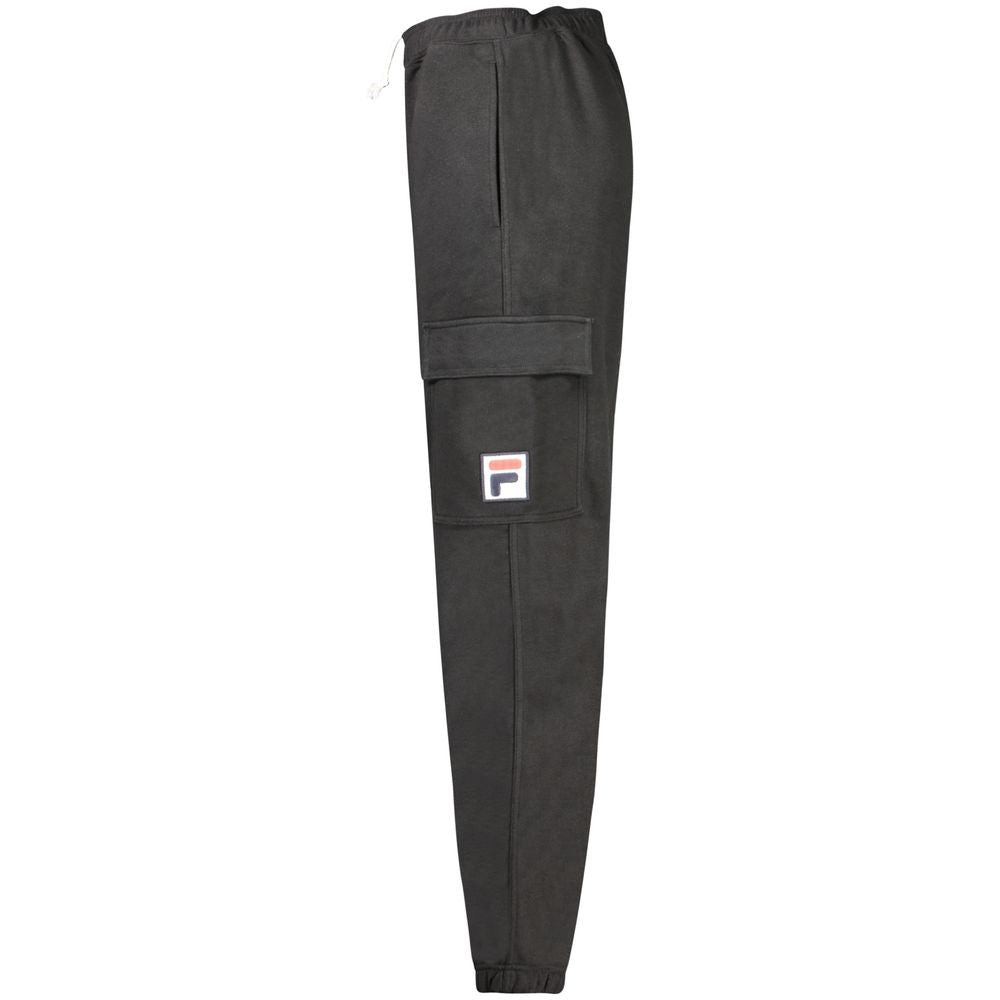 Pantalon en coton noir Fila