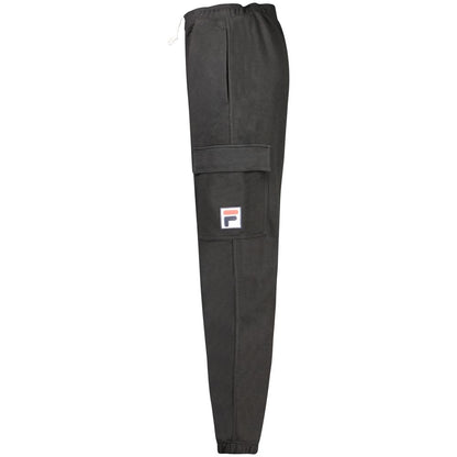 Pantalon en coton noir Fila