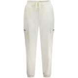 Guess Jeans Pantalon Blanc en Coton - Élégance et Confort