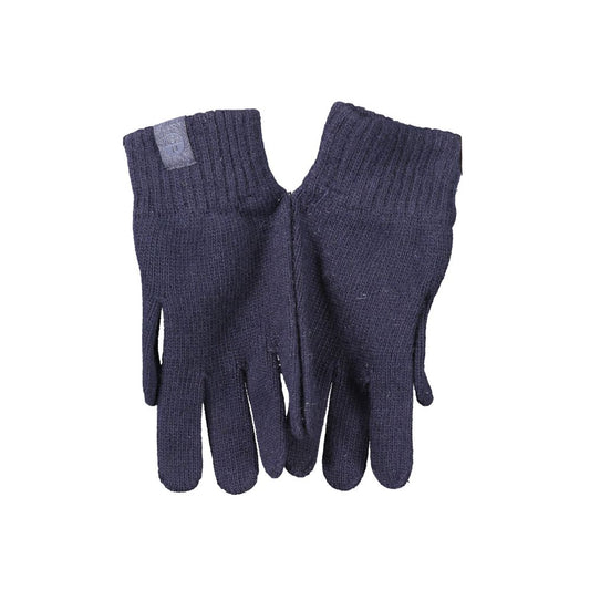 North Sails Blue Cashmere Gloves for Men
